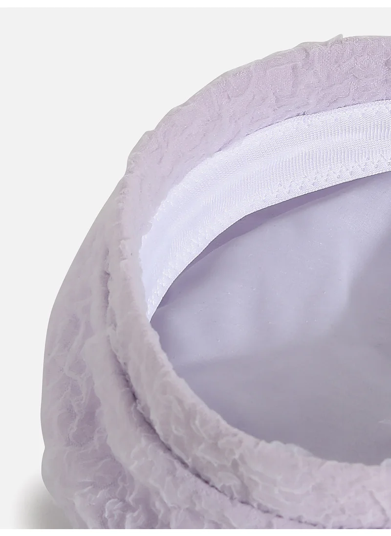 صوص هاوت White Textured Beret Hat
