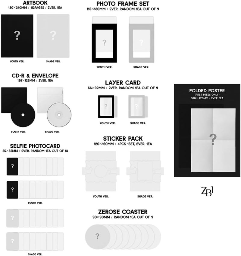 ألبوم زيرو بيس وان المصغر الأول: مجموعة يوت في الظل النسخة 2 - Image 2
