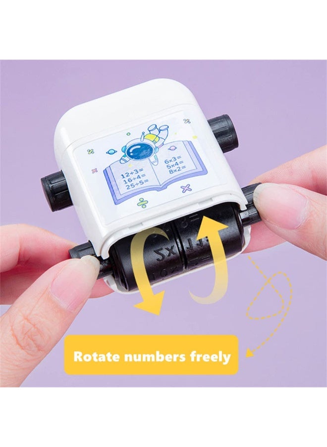 2 in-1 Teaching Roller Stamp - Reusable Fill-in-the-Blank Math Stamp for Practice within - Image 1