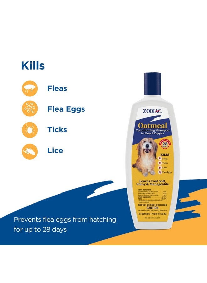 زودياك شامبو الشوفان المرطب للكلاب والجراء، 18 أونصة، حجم صغير - Image 4