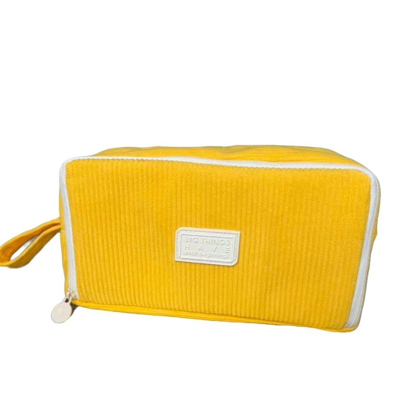 Cross-Border Large-Capacity Velvet Pencil Case - New Style, Unisex Study Stationery  Bag