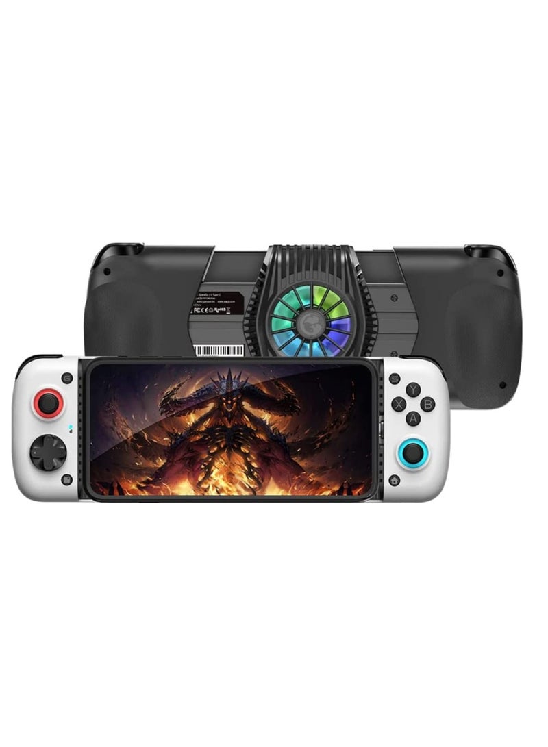 جيم سير وحدة تحكم Android بمروحة تبريد GameSir X3 Type-C مع إضاءة خلفية RGB - Image 1
