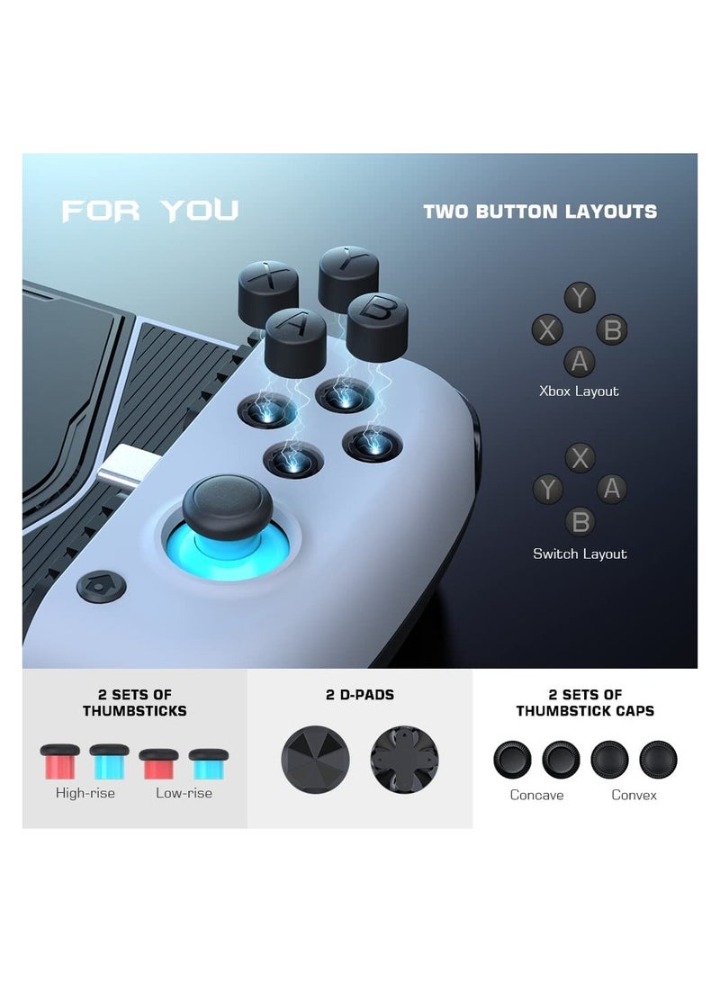 جيم سير وحدة تحكم Android بمروحة تبريد GameSir X3 Type-C مع إضاءة خلفية RGB - Image 5