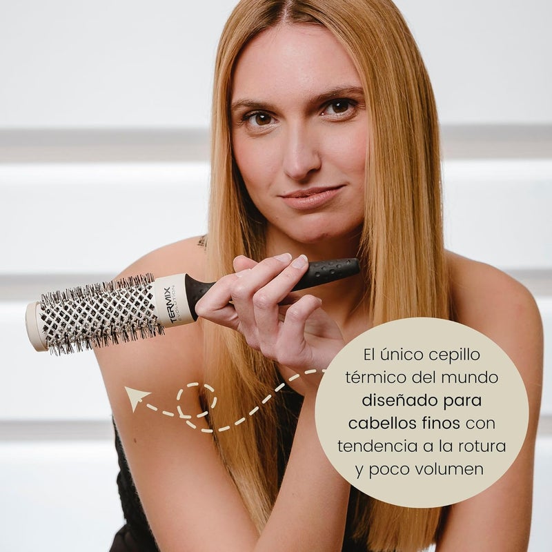 TERMIX Evolution Soft Ø 60 mm-Hairbrush for thin hair with ionized bristles specially for thin and delicate hair. - Image 2