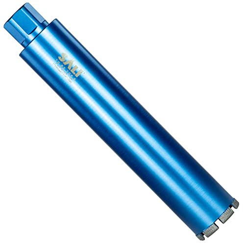 SALI Wet Diamond Core Drill Bits 3"/77mm Diameter, 15"/380mm Drilling Depth Concrete Core Drill Bit, 1-1/4-7" Thread Core Bit Turbo Laser-Welded Segments with Rebar, Brick, Block, Masonry, Stone - Image 1