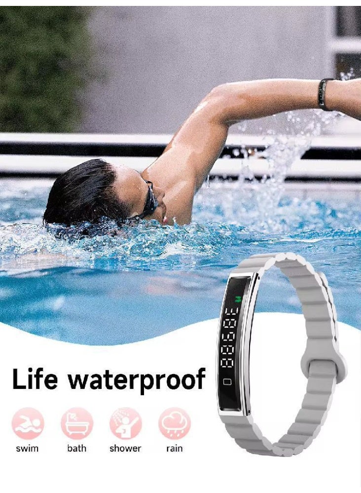 سوار NX Wear الذكي المقاوم للماء مع خاصية مراقبة معدل ضربات القلب وتقلب معدل ضربات القلب - Image 4