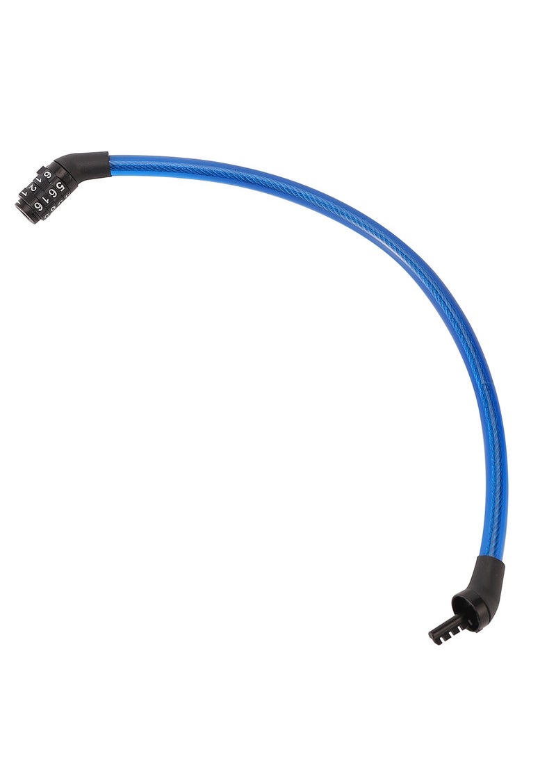 Bicycle Coded Lock - 10x40cm - with 4-Digit Combination and Flexible Cable Design - Ideal for Bikes, Gates, Strollers, Toolboxes, and Light Outdoor Security - Image 2