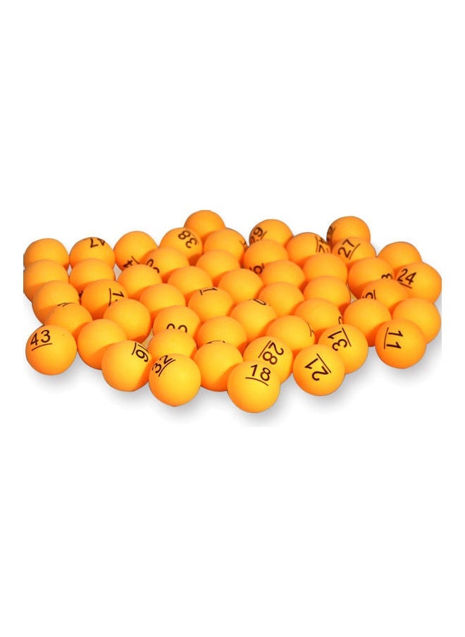 NIBEMINENT 50-Piece Table Tennis Balls 23x13x16cm  - Image 1