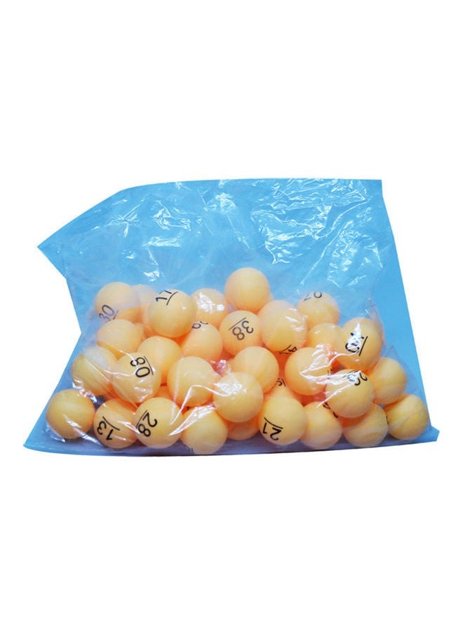 NIBEMINENT 50-Piece Table Tennis Balls 23x13x16cm  - Image 2