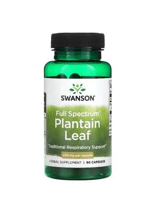 Swanson, Full Spectrum Plantain Leaf, 400 mg, 60 Capsules - pzsku/ZF54E90E7648E3108B766Z/45/_/1745236726/28db0cea-d05a-45c2-aa89-b1f534d70101