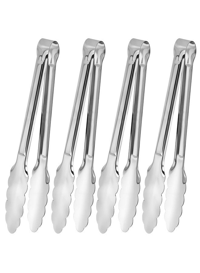 ACAUTO Tongs, Small Tongs for Serving Food Buffet Salad Cooking Metal Food Grade Kitchen Cooking Utensils Stainless Steel - Image 1