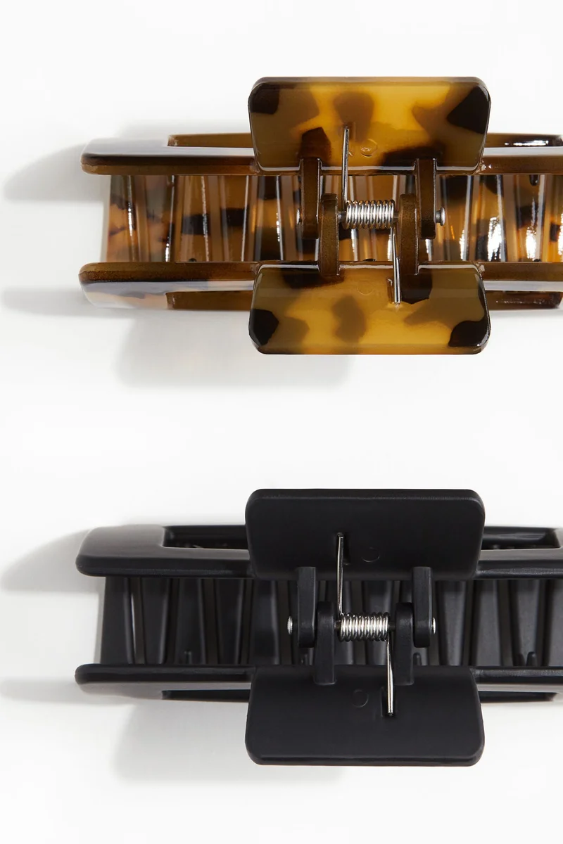 اتش اند ام مشابك للشعر - عبوة من قطعتين