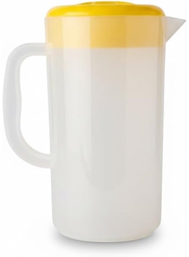 Practical water jug ​​with an internal ice tray – lasting freshness without diluting the taste Z (yellow) - Image 1