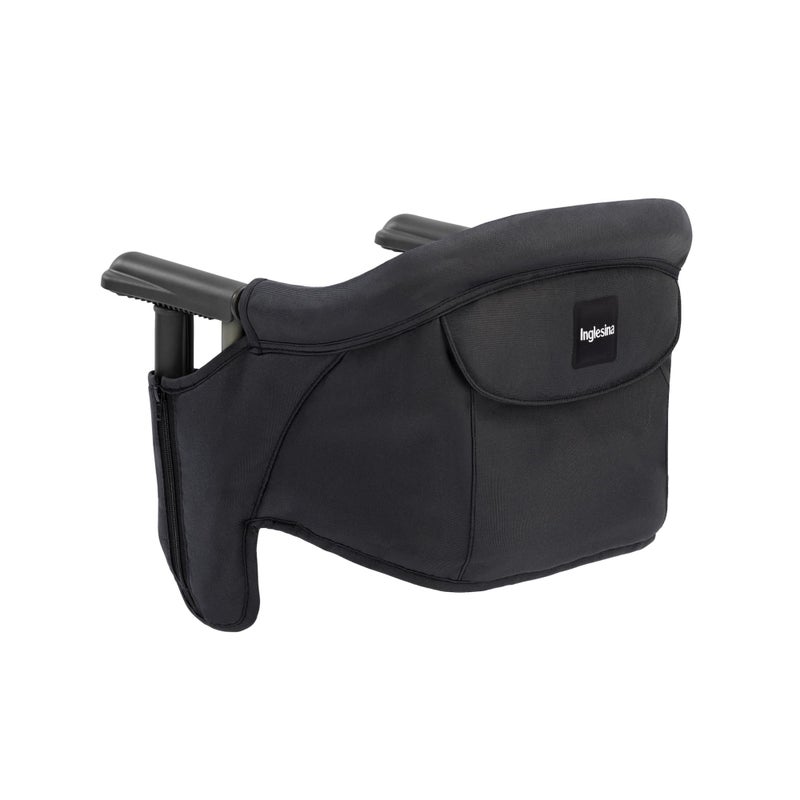 Inglesina Fast Table Chair, Black - Portable Baby High Chair - for Babies & Toddlers up to 37 lbs - Collapsible Design - Fits Tables 0.8'' to 3.5'' Thick - Compact & Easy to Use - Travel Bag Included - Image 1