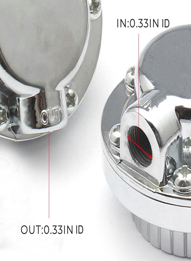 YESHMA 1-5 PSI Universal Fuel Pressure Regulator Adjustable Manual for Carburetor Carb Zinc Alloy with 5/16 3/8 Fittings - Image 5