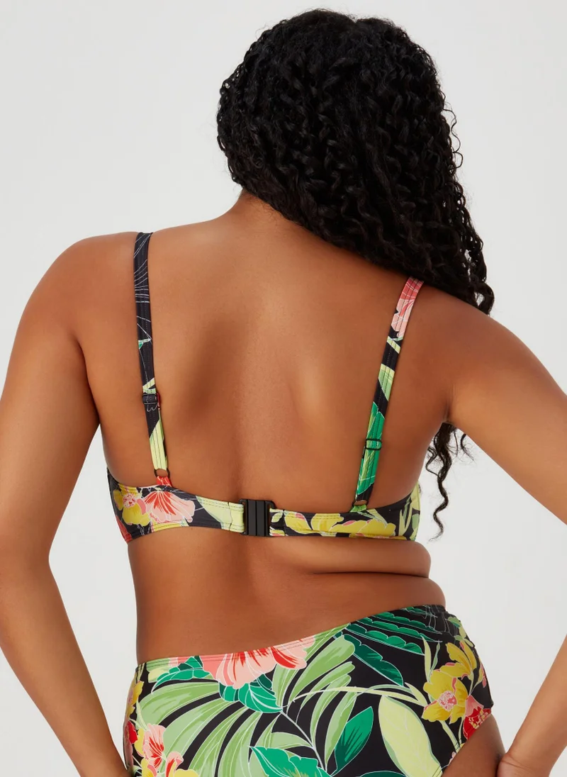 Matalan Multicoloured Underwired Bikini Top