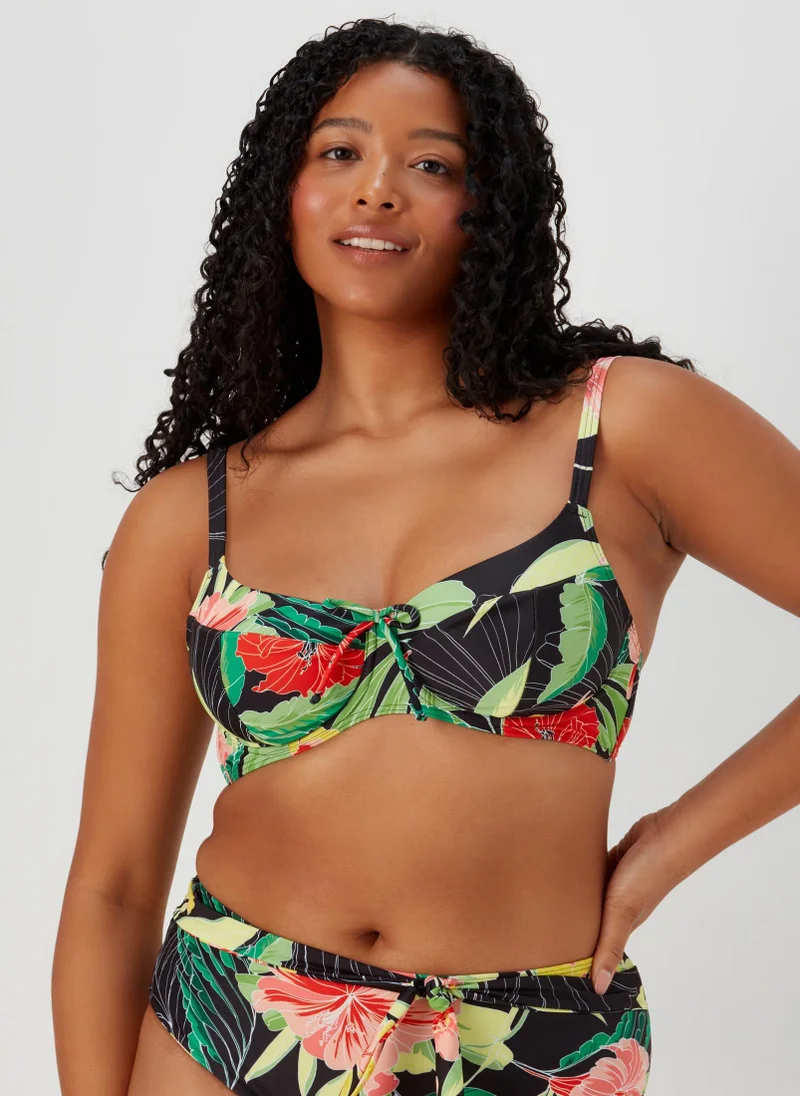 Matalan Multicoloured Underwired Bikini Top