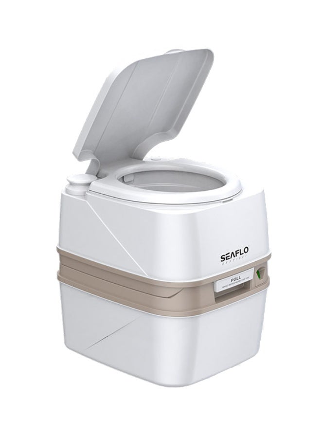 SEAFLO 18L Portable Camping Toilet with 10L Flush Tank – Manual RV & Outdoor Travel Toilet with Leakproof Waste Tank - Image 5