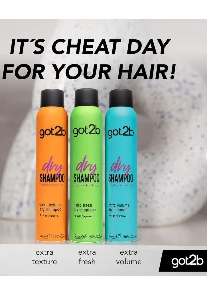 GOT2B Fresh It Up Dry Shampoo - Clean & Crisp, 200 ML