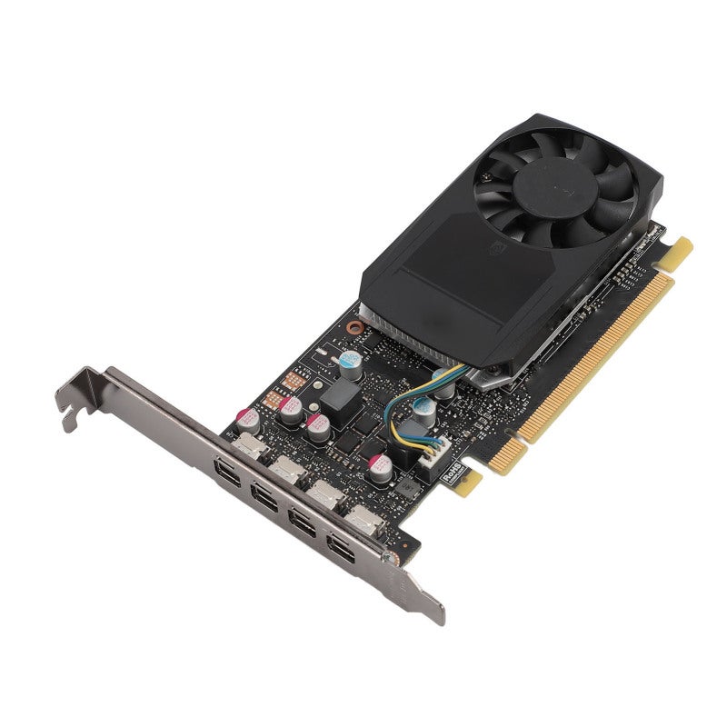 بطاقة رسوميات Quadro P620 بسعة 2 جيجابايت من نوع GDDR5 وواجهة 128 بت و 512 نواة كودا - بطاقة فيديو احترافية بمنفذ PCI Express 3.0 x16 للنمذجة ثلاثية الأبعاد والعرض وتحرير الفيديو والشاشات المتعددة - Image 5