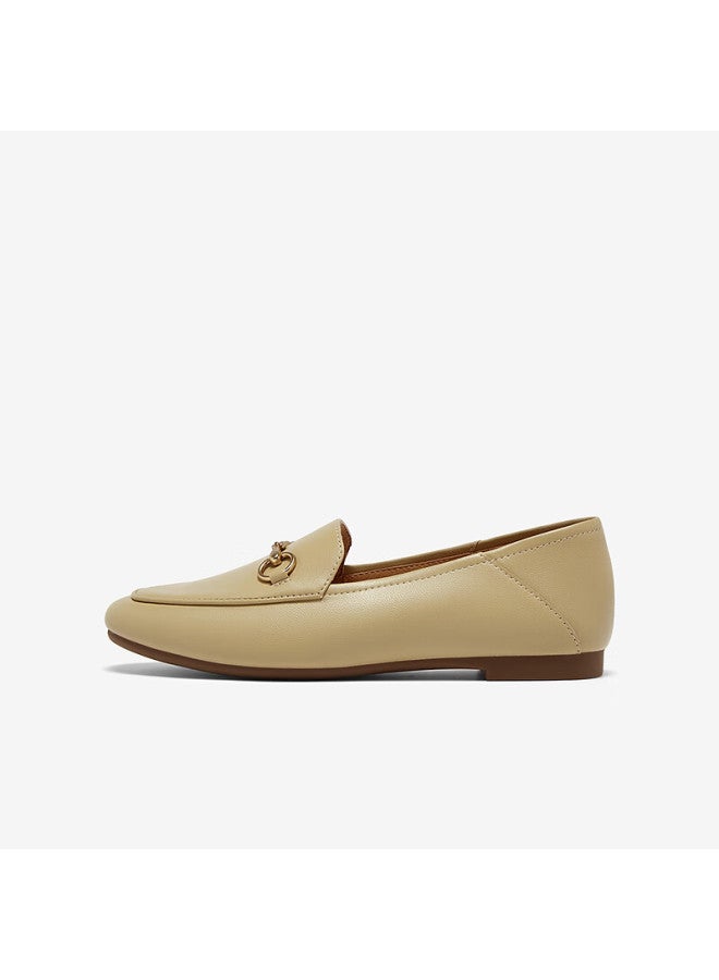Basto 25 Autumn Loafers Fashion Simple Commuting Flat Women's Shoes C5268ca5 Light Apricot 37 - Image 1