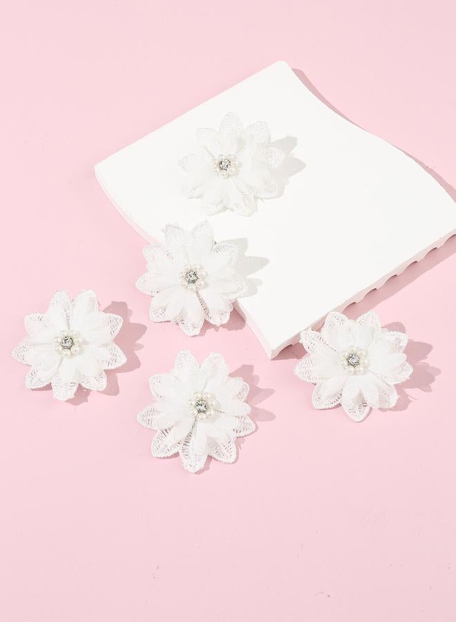 Take Two Set of 5 - Flower Hair Clips - Image 3