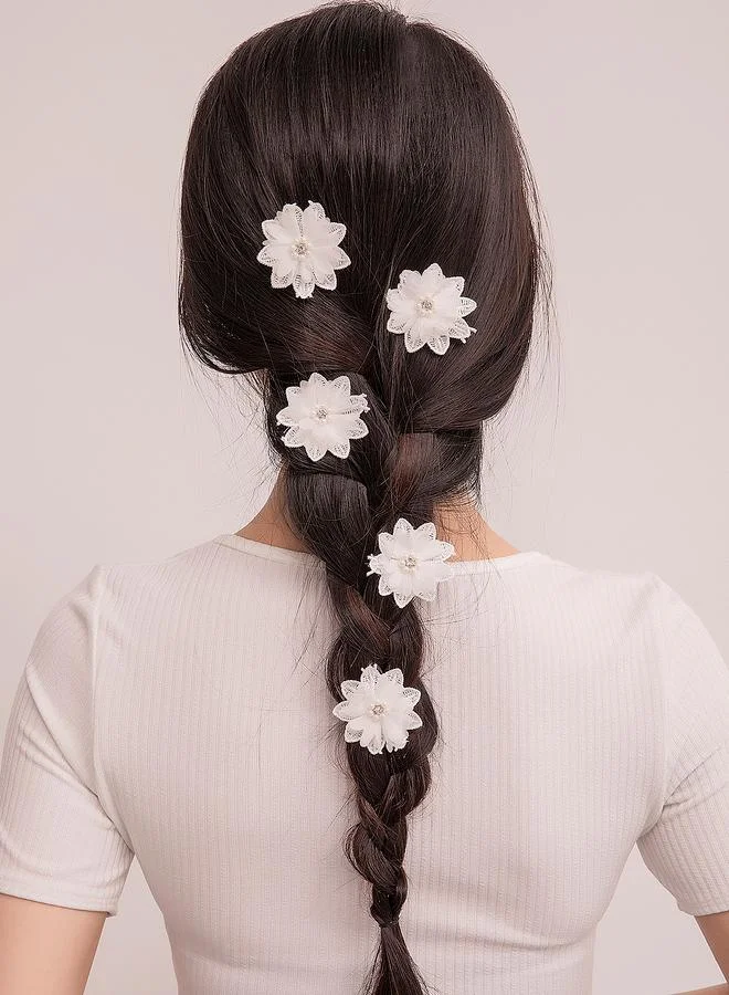 تايك تو Set of 5 - Flower Hair Clips