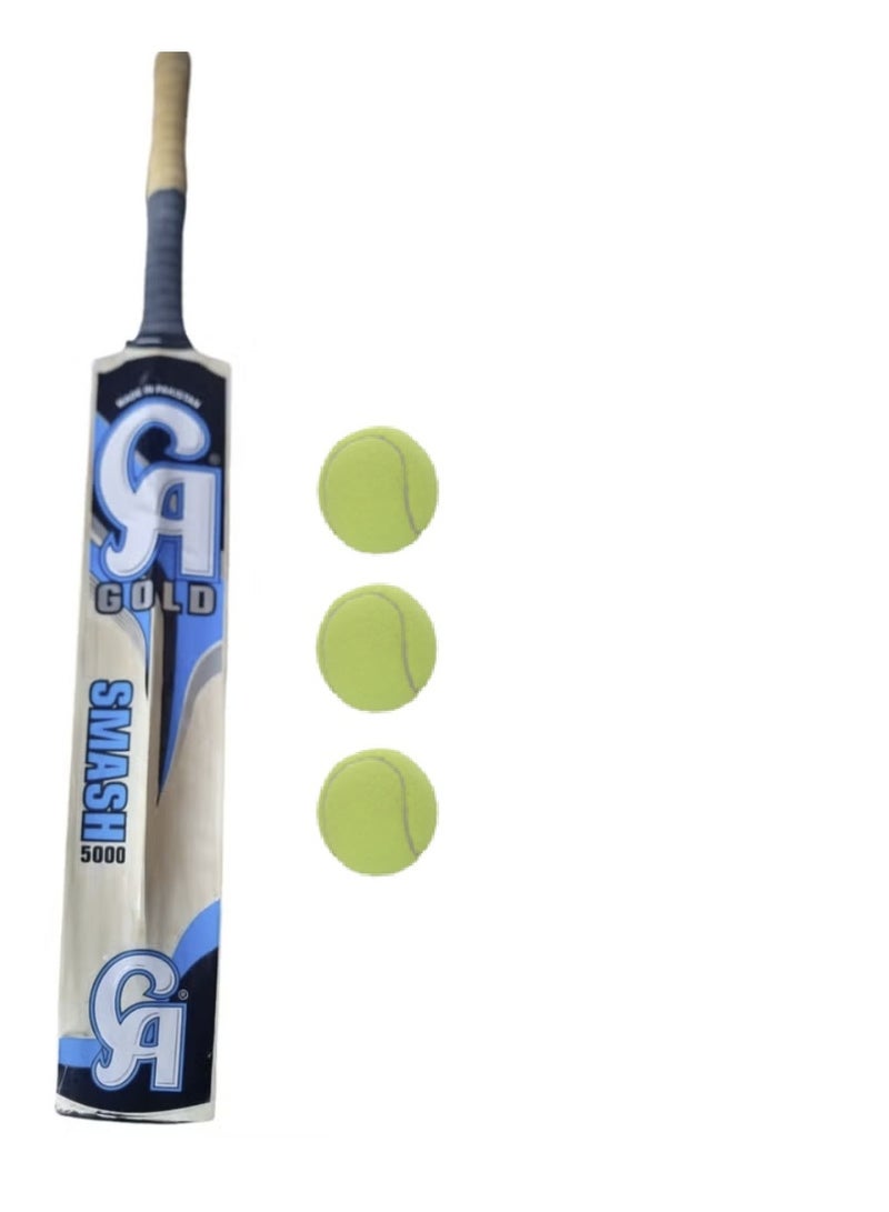 CA Cricket Bat With Set Of 3 Balls Made In Pakistan High Quality