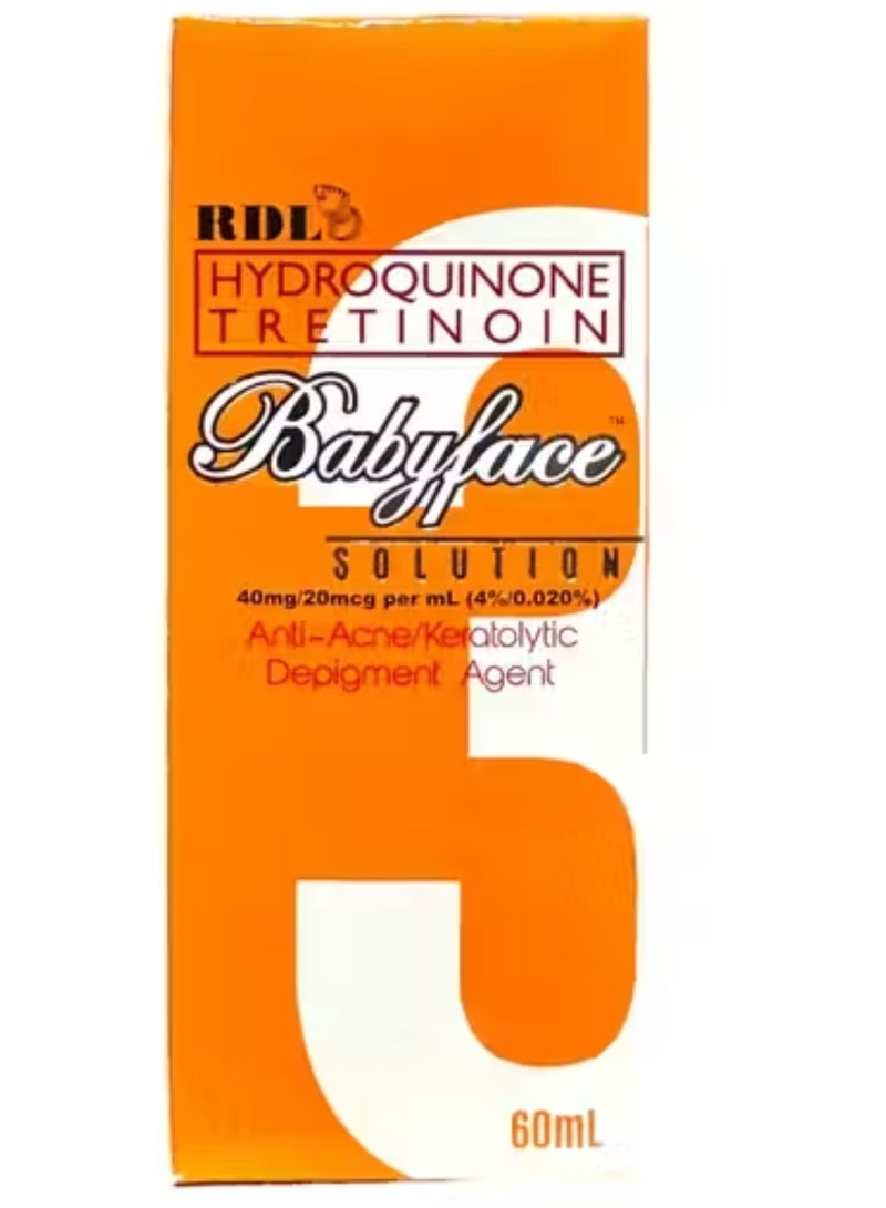 ار دي ال محلول بيبي فيس المضاد لحب الشباب ومزيل التصبغات، 60 مل، رقم 3