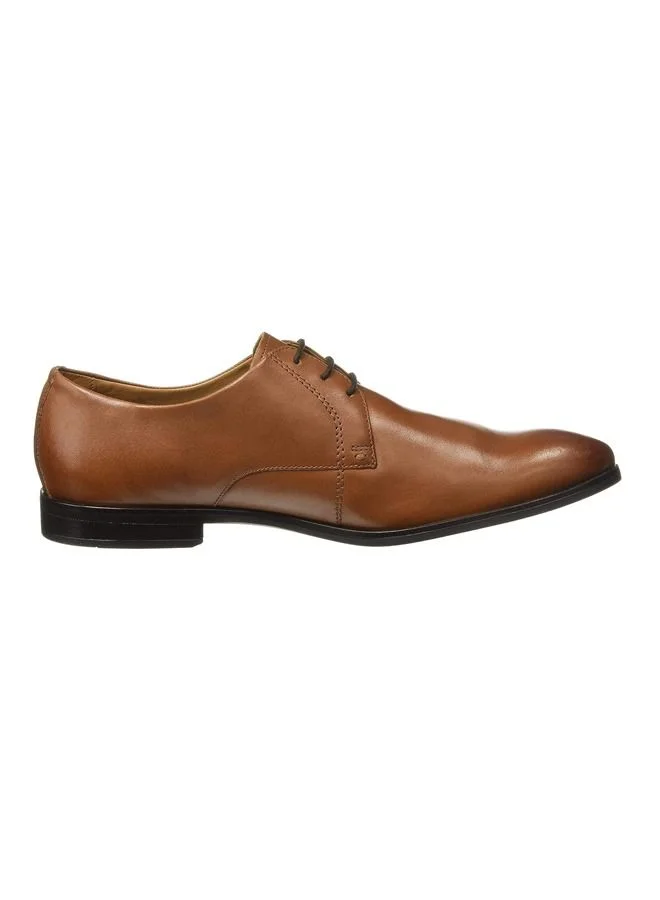 RUOSH Mens Oxford Derby Lace up Comfort Leather Work Office Formal Occasion Party Wear Premium Shoes