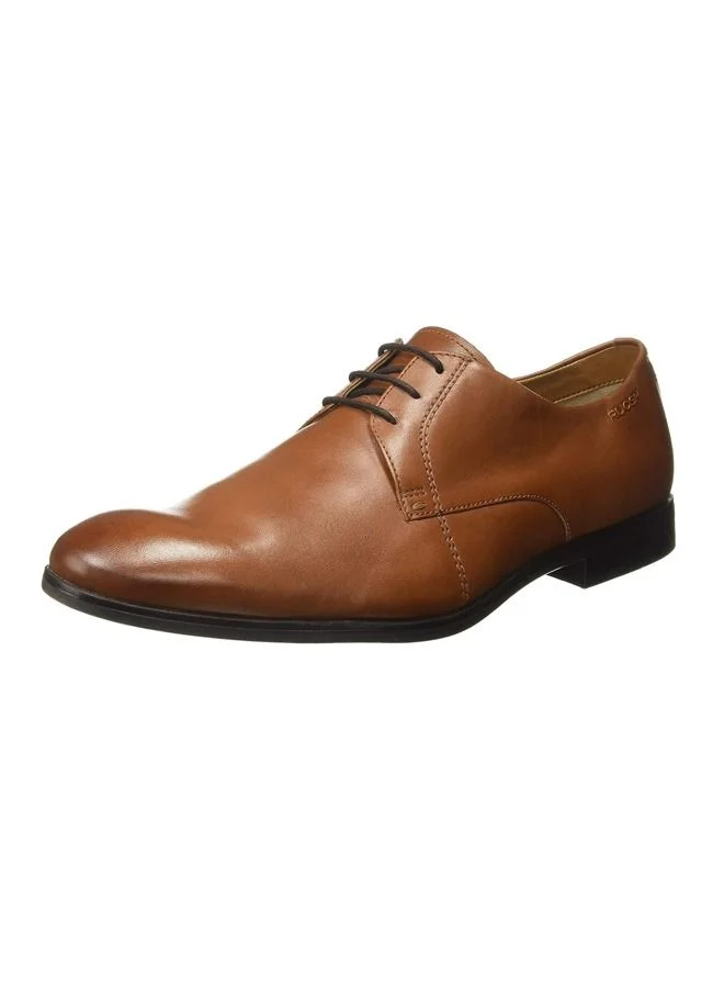 RUOSH Mens Oxford Derby Lace up Comfort Leather Work Office Formal Occasion Party Wear Premium Shoes