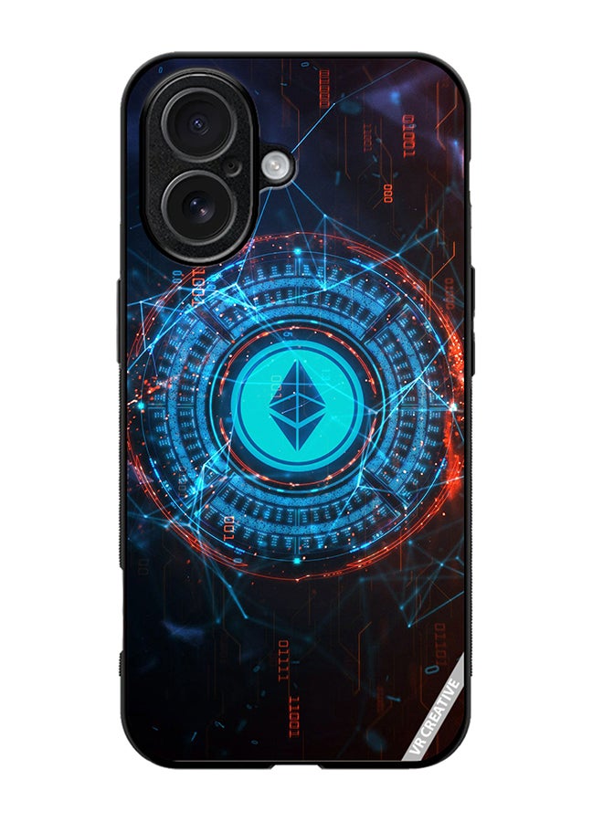 Protective Case Cover For Apple iPhone 17 Ethereum Design Multicolour