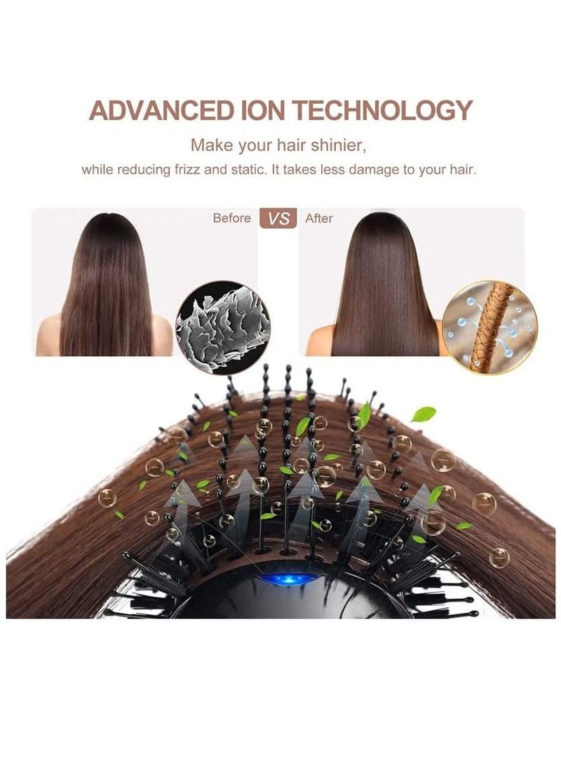 One Step Hair Dryer And Volumizer Hot Air Brush,1200W Multi Functional Hair Straightener And Dryer - Image 3