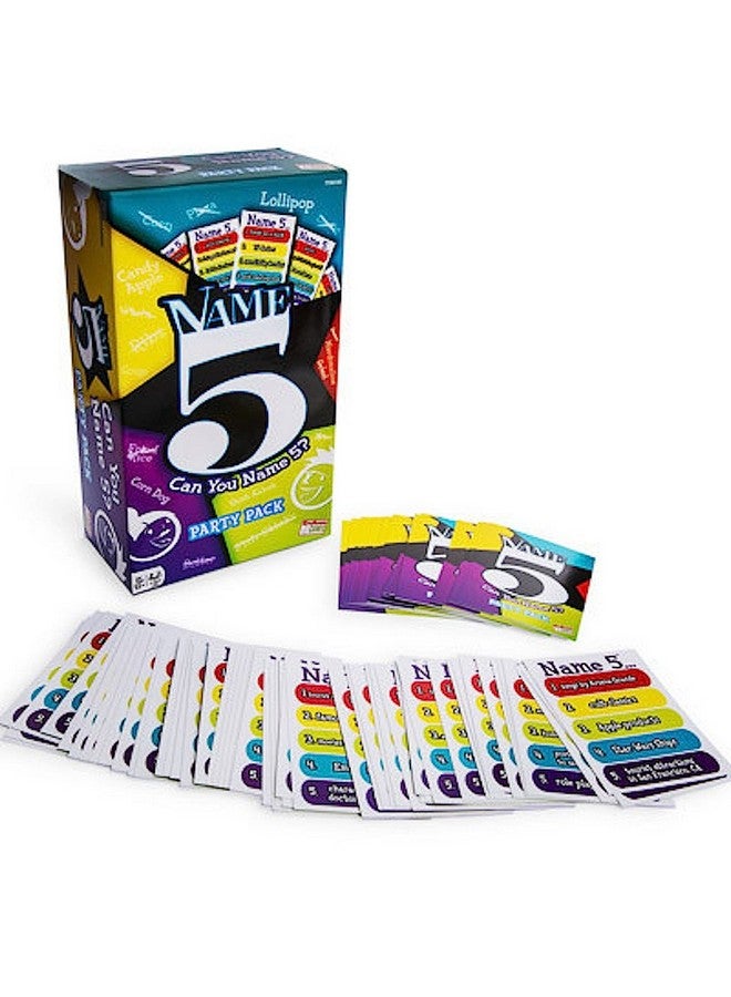 Endless Games Name 5 Card Game - Party Pack - Image 1