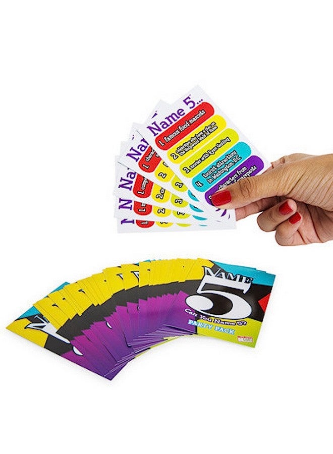 Endless Games Name 5 Card Game - Party Pack - Image 2