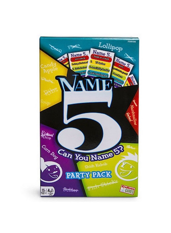 Endless Games Name 5 Card Game - Party Pack - Image 3
