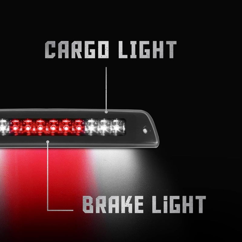 MARLBSTON High Mount Stop Third Brake Light for 1994-2001 Dodge Ram 1500 2500 3500 - LED Taillight (Smoke) - Image 4