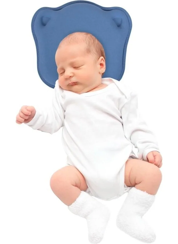Sevi Bebe Sevibebe Flat Head Pillow Head Sculpting Pillow ART-155 Indigo