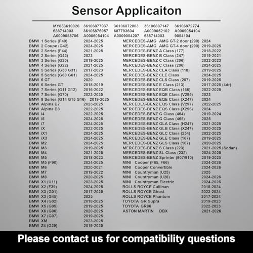 MOBILETRON MORESENSOR Signature Series 433MHz TPMS Tire Pressure Sensor 4-Pack | Preprogrammed for Select 135+ European Brand Models | Replacement for 36106872774 36106877937 0009054104 | Clamp-in | NX-S165-4 - Image 2