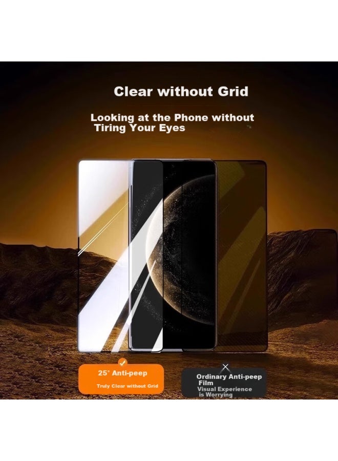 Divi Suitable For Huawei Matex6 Anti-peep Tempered Glass Film Huawei Matex6 Collector's Edition Phone Film Folding Screen Outer Screen Protection Film Full Coverage Anti-fingerprint - Image 2