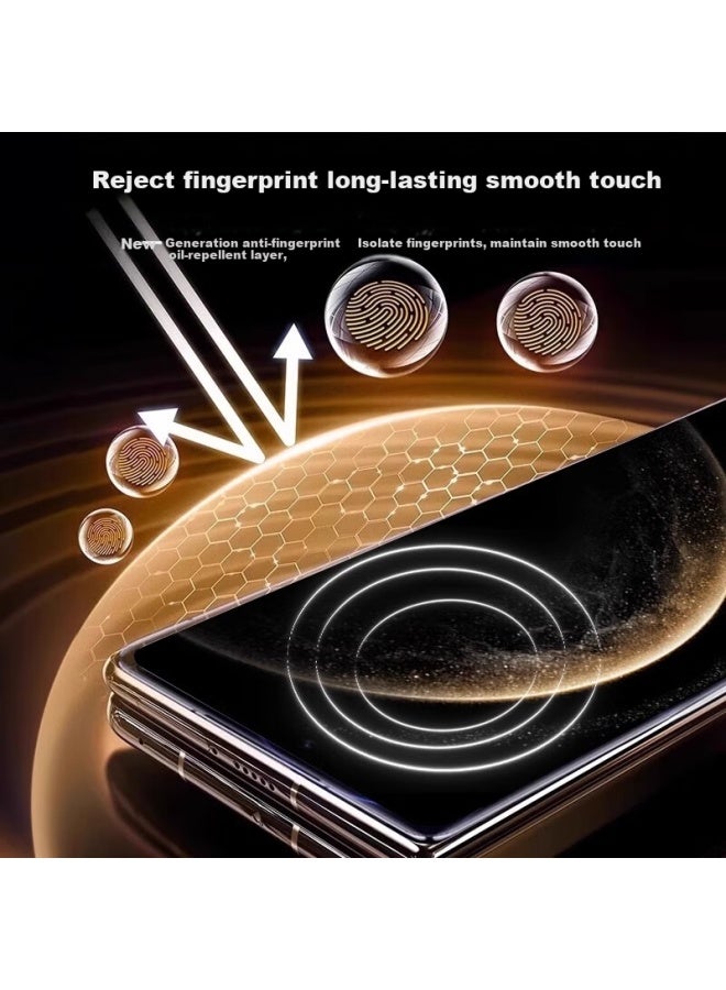 Divi Suitable For Huawei Matex6 Anti-peep Tempered Glass Film Huawei Matex6 Collector's Edition Phone Film Folding Screen Outer Screen Protection Film Full Coverage Anti-fingerprint - Image 3