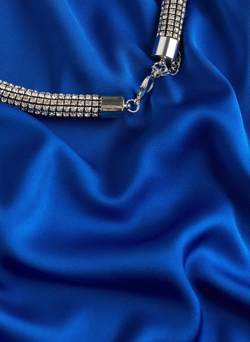 H&M Chain Detail Halterneck Dress