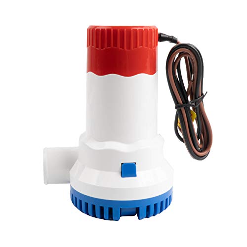 Sanuke Bilge Pump for Boat 1500GPH 12V Submersible for Portable Accessories Marine Boat Water Pump Low Noise Electric - Image 2
