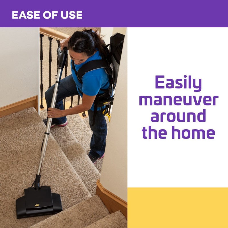 ProTeam ProTeam ProVac FS 6 Commercial Backpack Vacuum with Power Nozzle Tool Kit 6 Quart Gray  - Image 3