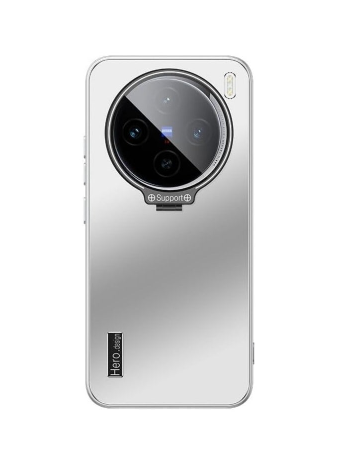 General - Vivo X200 Pro Mini (2024) Case, Drop-proof and durable case with full wrap-around metal lens protector stand and frosted, shockproof protective back - Image 1