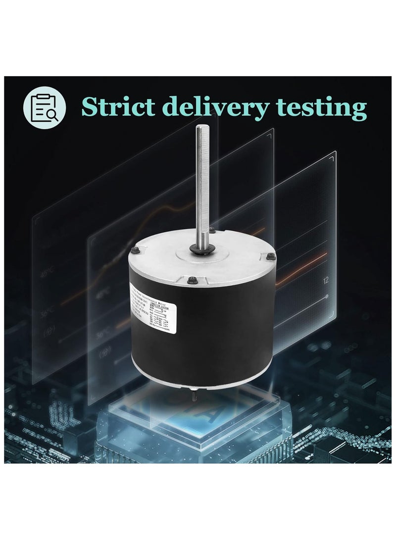 UNIVERSAL Condenser Motor 1/4HP 208/230V Condenser Fan Motor 1075RPM Replacement Condenser Fan Motor Reversible Rotating Condenser Fan Motor - Image 3