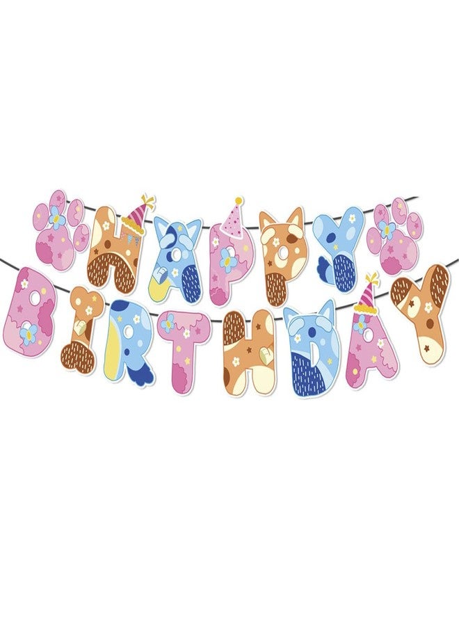 BOBORAT Kids Birthday Party Decoration Set, Pink Blue Orange Animal Theme, 18 Piece Balloon Pack with Banner, Cake Topper, Party Supplies - Image 4