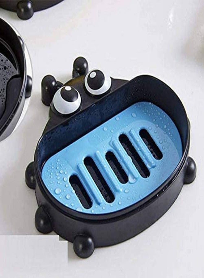Flywind Soap Holder Travel Soap Container with Lid, Portable Bar Soap Holder, Leakproof Soap Box with Perforations, Soap Dishes for Traveling, Camping, Gym Pack of 1 (Ladybug Blue) - Image 3