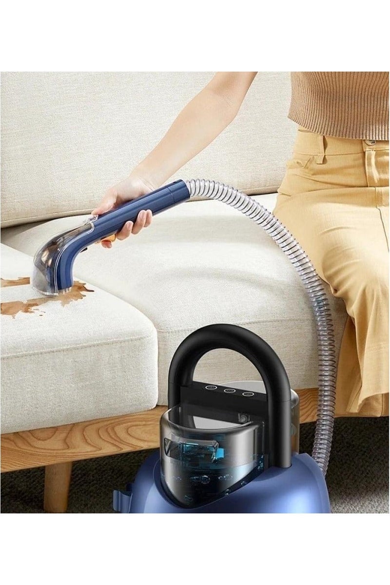 Denx Smart multi-purpose vacuum cleaner for cleaning and washing carpets, sofas, curtains, and removing stubborn stains from furniture and upholstery. - Image 1