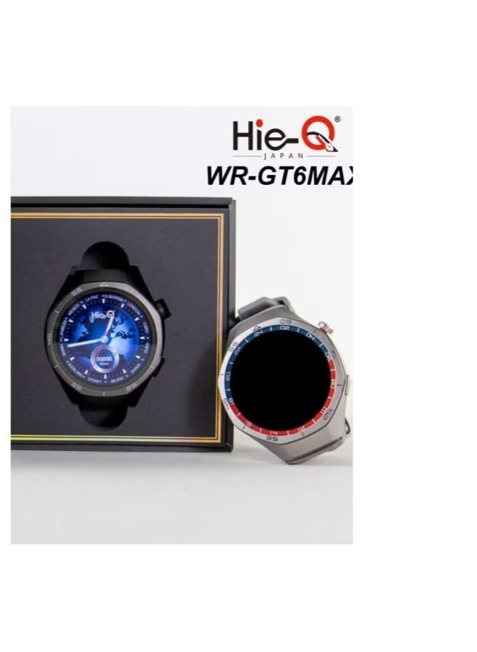 Hie-Q WR-GT6MAX Smartwatch – AMOLED Touchscreen, 3 Interchangeable Straps, IP67 Waterproof, Health & Fitness Tracker with Heart Rate, Sleep & Activity Monitoring, Works with Android & iOS - Image 3